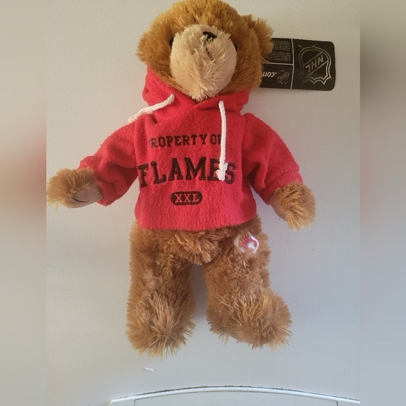 Calgary Flames Plush Bear - Picture 3 of 5